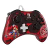 PDP Rock Candy: Mario Punch vermelho, comando USB transparente analógico/digital Nintendo Switch, Nintendo Switch Lite, Nintendo Switch OLED
