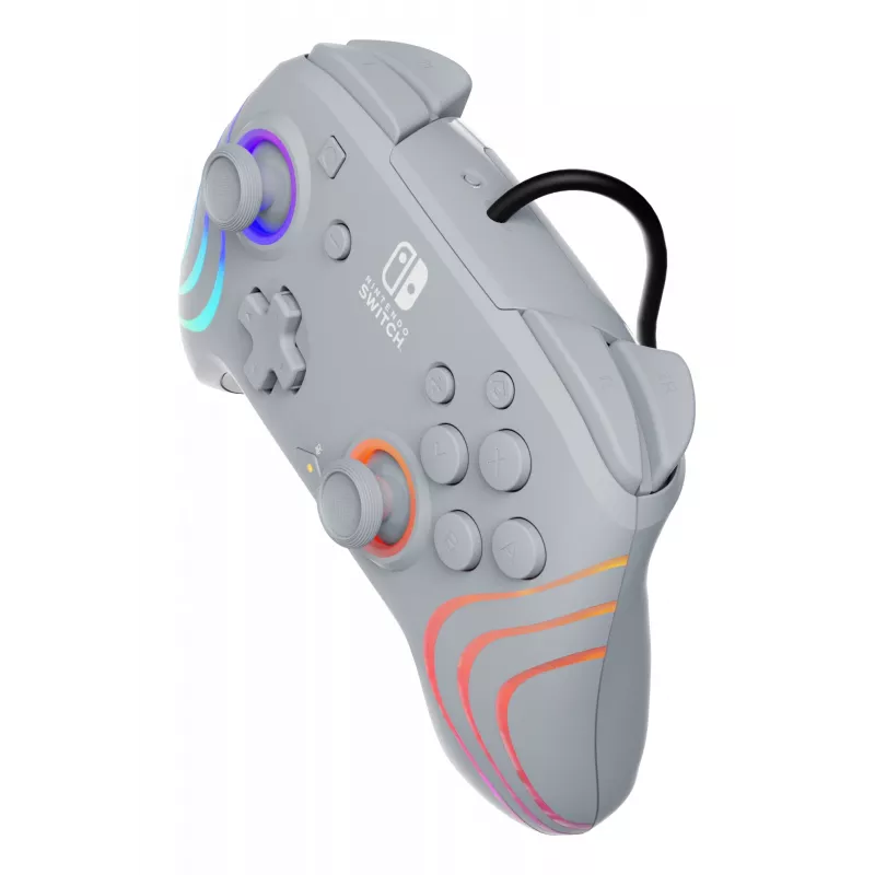 PDP Afterglow Wave cinzento USB comando analógico/digital Nintendo Switch, Nintendo Switch OLED
