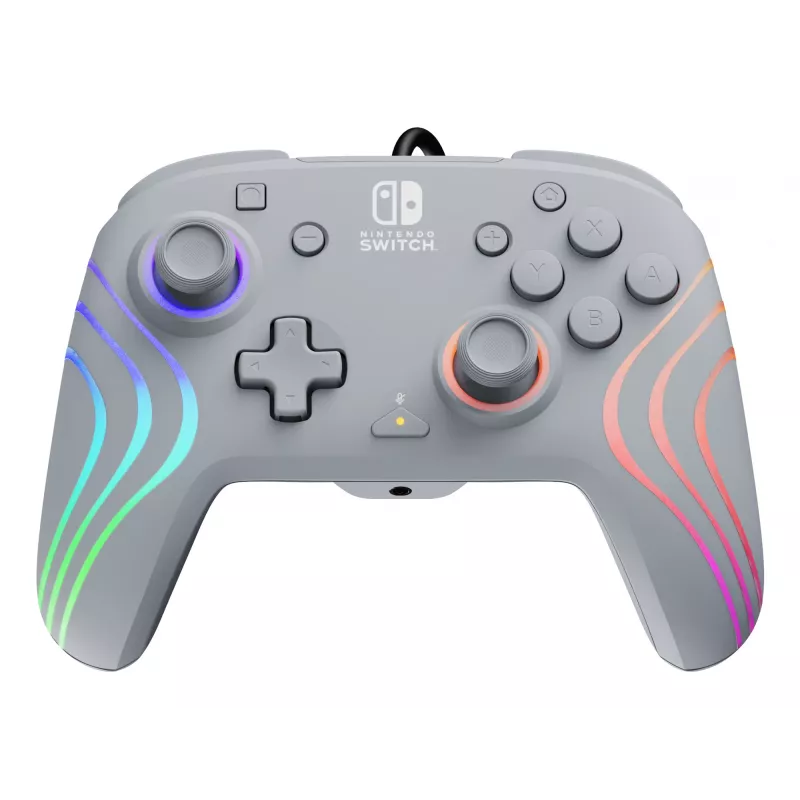 PDP Afterglow Wave cinzento USB comando analógico/digital Nintendo Switch, Nintendo Switch OLED