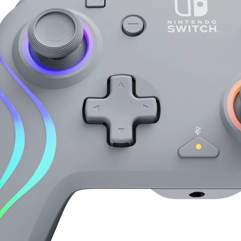 PDP Afterglow Wave cinzento USB comando analógico/digital Nintendo Switch, Nintendo Switch OLED