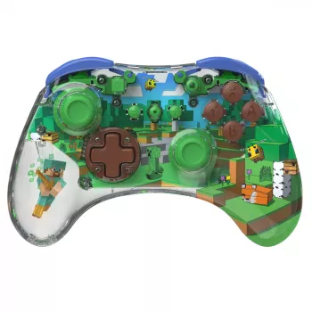 Comando PDP Realmz multicolor com fios sem fios Nintendo Switch OLED D-pad Home Share