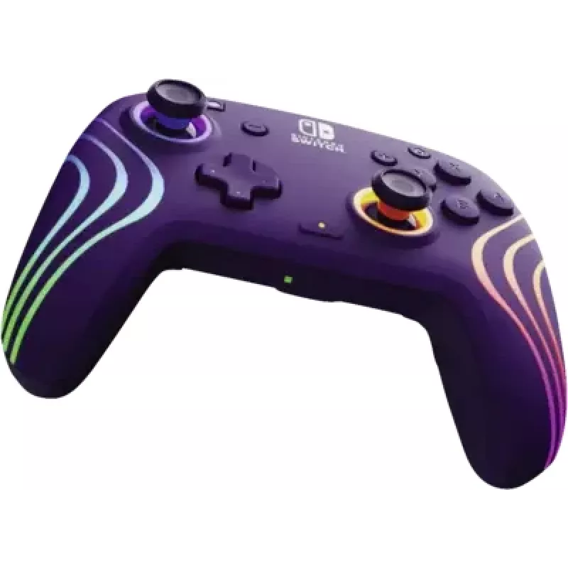 Comando sem fios PDP Afterglow Wave 500-252-PR – roxo, comando sem fios para consola/PC