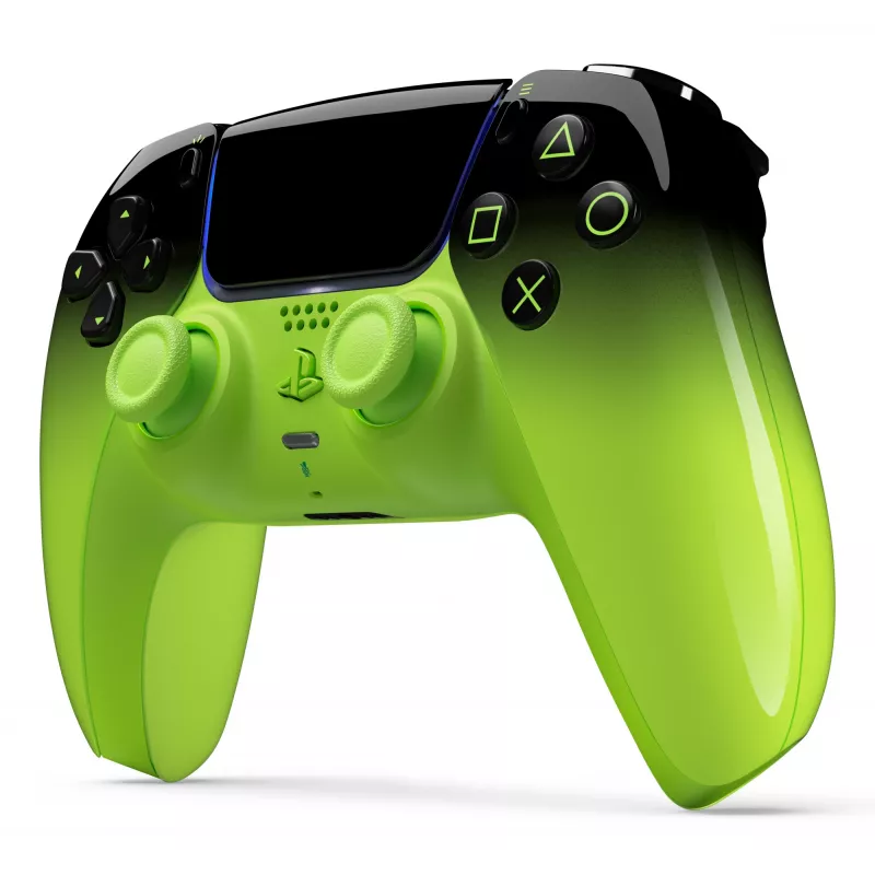 Comando Sony DualSense verde — Bluetooth/USB, USB-C, bateria de iões de lítio integrada, PS5/PC/Mac/Android/iOS