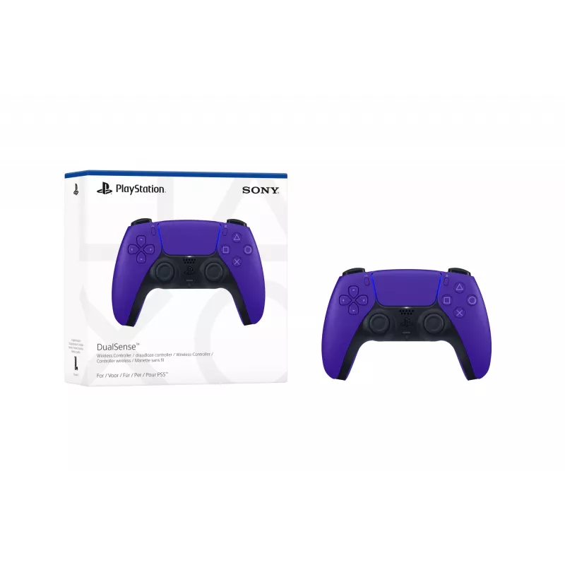 Comando sem fios Sony DualSense Galactic Purpl V2, comando, PlayStation 5, botão Voltar, botão Menu, botão Start, analógico/digital, vários, com fios e sem fios