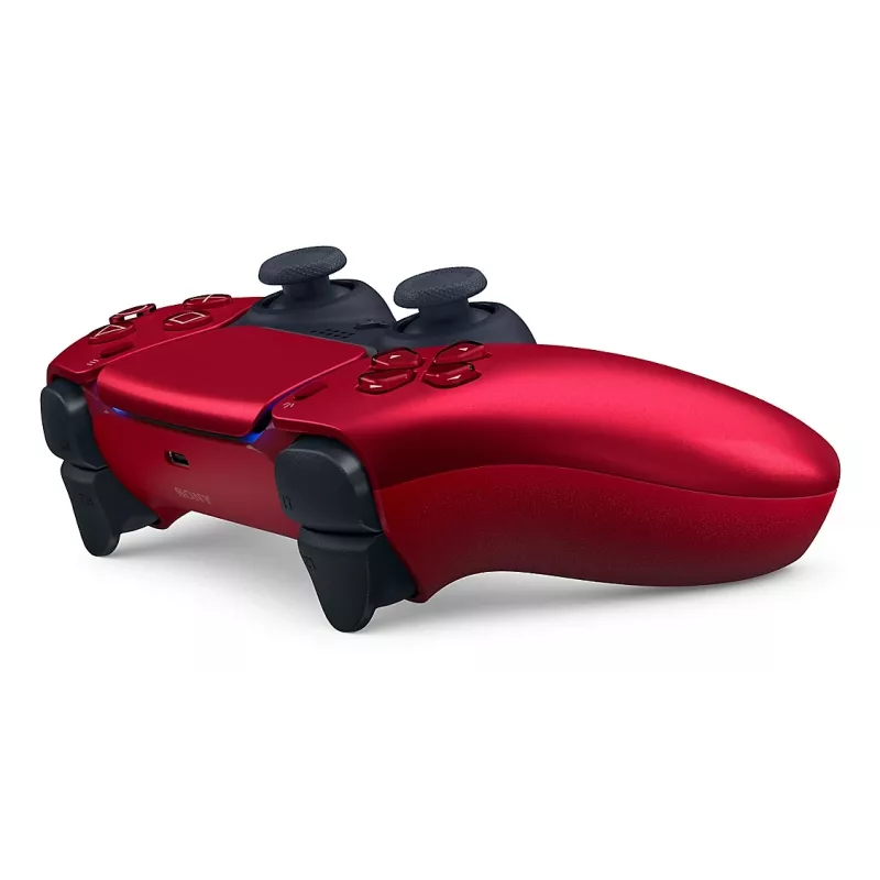Comando Sony DualSense vermelho – comando sem fios/com fios PlayStation 5, Bluetooth 5.1, USB-C, bateria de 1560 mAh, altifalante incorporado, touchpad