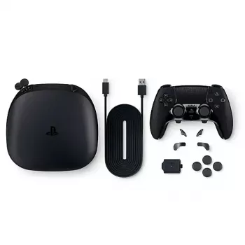Comando Sony PS5 DualSense Edge preto sem fios USB Type-C