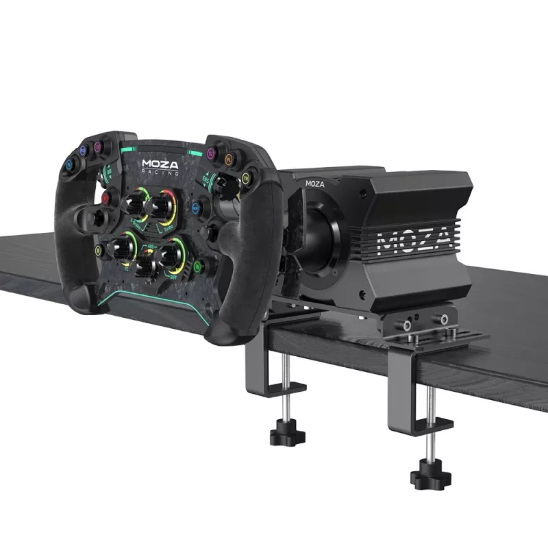 Alicate de mesa Moza Racing, PC, alicate, preto, aço, Moza, R5, R9, R12