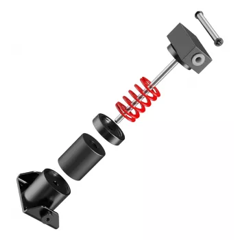 Kit de acessórios Moza Racing SR-P Lite, PC, kit de potência para pedais, preto, vermelho, prateado, MOZA, SR-P Lite, 1 unid.