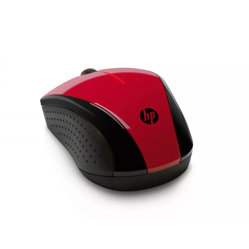 Rato sem fios HP X3000 Sunset Red, ambidestro, ótico, RF sem fios, 1200 DPI, vermelho
