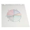 Bloco de flipchart Esselte 59x80cm 70g/m² 50 folhas, branco, 59x83, 50 folhas, 70 g/m²
