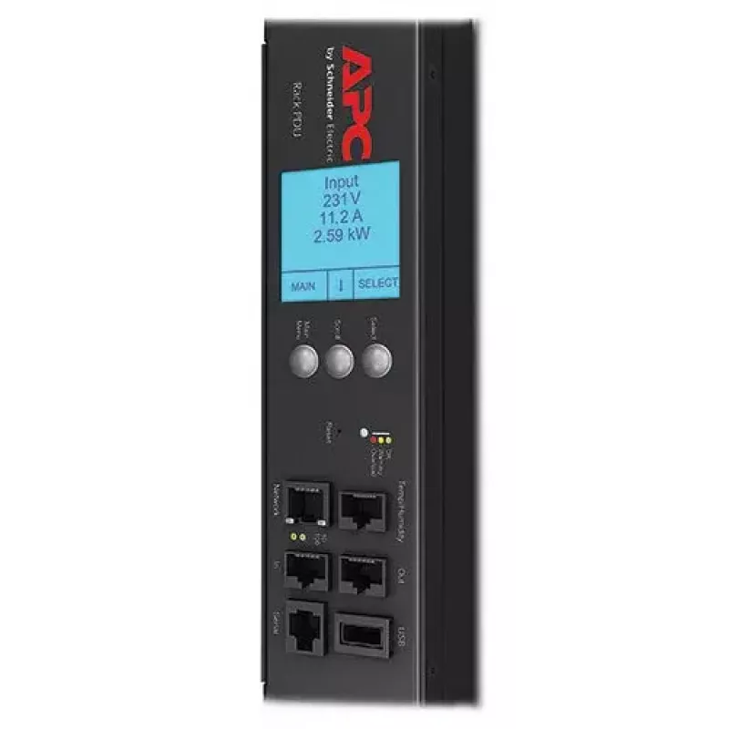 Rack PDU APC 2G, medição por tomada com comutação, ZeroU, 32A, 230V, (21) C13 & (3) C19