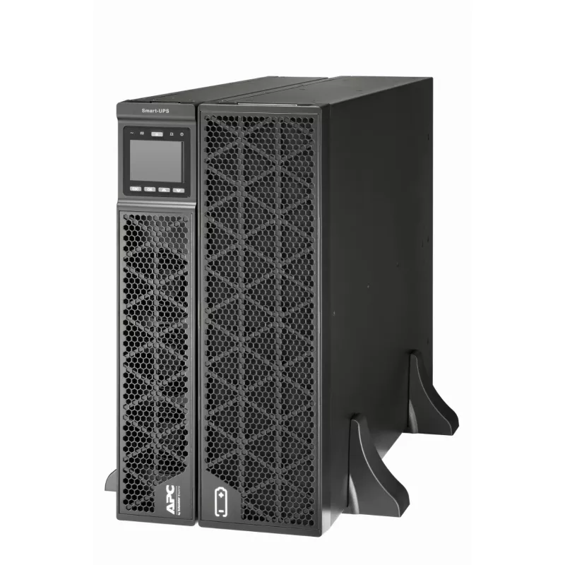 APC Smart-UPS On-Line, 8 kVA/8 kW, rack/torre, 230 V, 2x IEC C13+1x IEC C19+cablagem fixa de 3 fios (H+N+E) saídas, placa de rede, sem kit de calhas