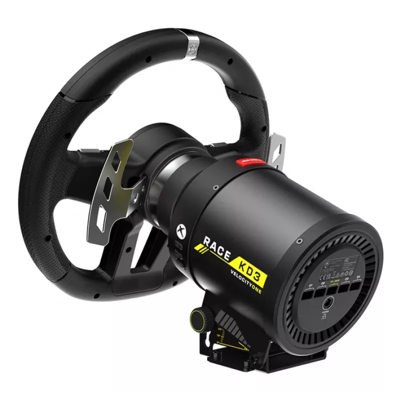 Volante e pedais Racing Turtle Beach VelocityOne Race KD3 com fios sem fios