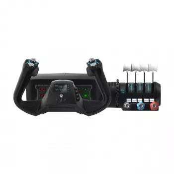 Simulador de voo Turtle Beach VelocityOne Flight preto USB analógico digital PC Xbox