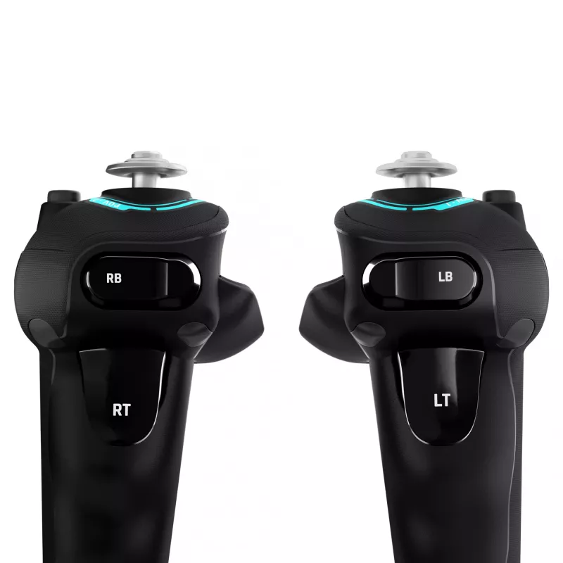 Simulador de voo Turtle Beach VelocityOne Flight preto USB analógico digital PC Xbox