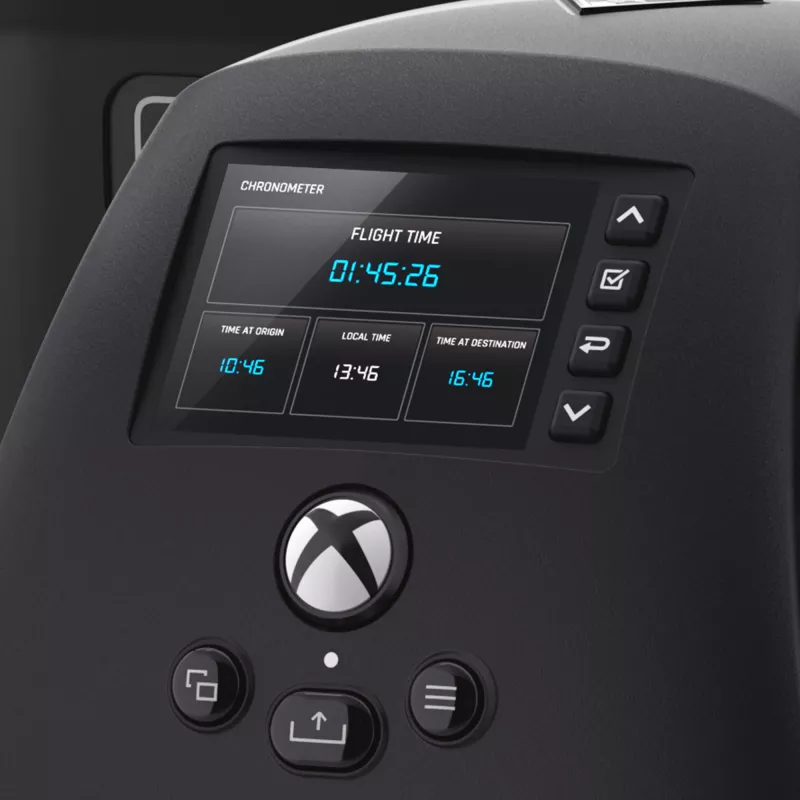 Simulador de voo Turtle Beach VelocityOne Flight preto USB analógico digital PC Xbox