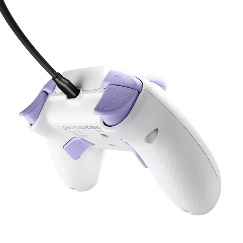 Turtle Beach REACT-R roxo, branco USB comando PC, Xbox One, Xbox One S, Xbox One X, Xbox Series S, Xbox Series X