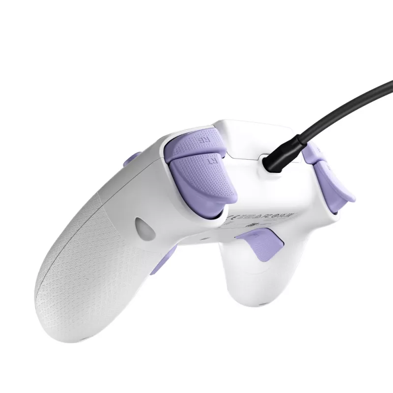 Turtle Beach REACT-R roxo, branco USB comando PC, Xbox One, Xbox One S, Xbox One X, Xbox Series S, Xbox Series X