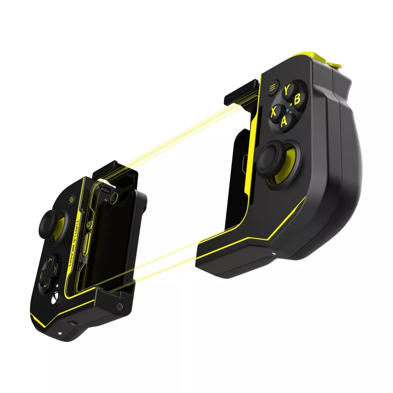 Comando Turtle Beach Atom preto amarelo Bluetooth Android sem fios