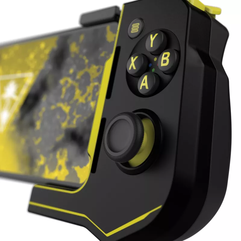 Comando Turtle Beach Atom preto amarelo Bluetooth Android sem fios