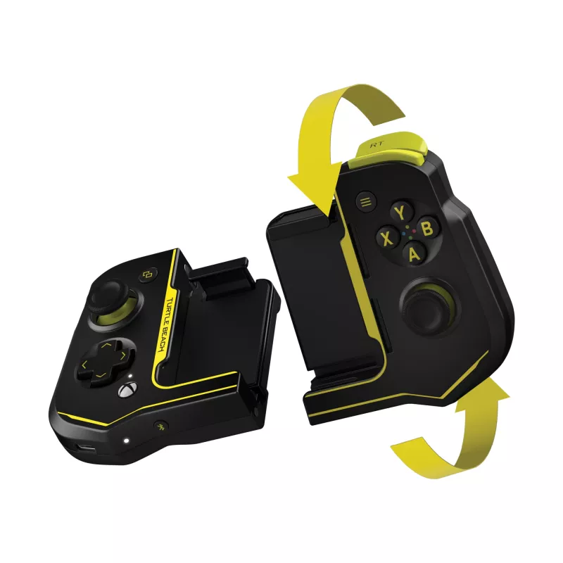 Comando Turtle Beach Atom preto amarelo Bluetooth Android sem fios