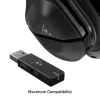 Headset Turtle Beach Stealth 600 Gen 2 MAX – com fios e sem fios, USB-C, circum-aural, 20–20000 Hz, preto