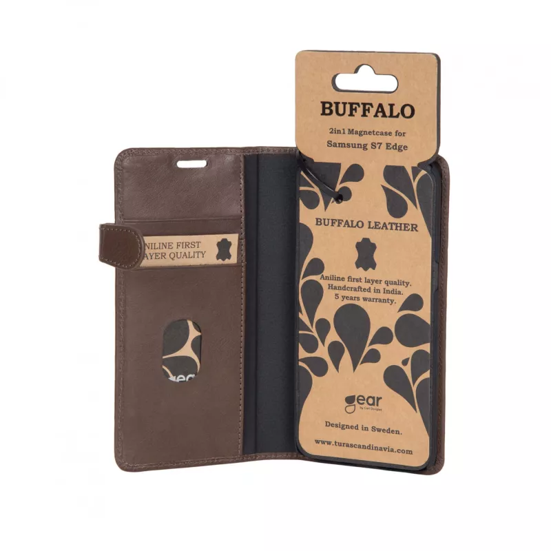 Buffalo 657525 capa para telemóvel 14 cm (5,5 polegadas) folio castanho