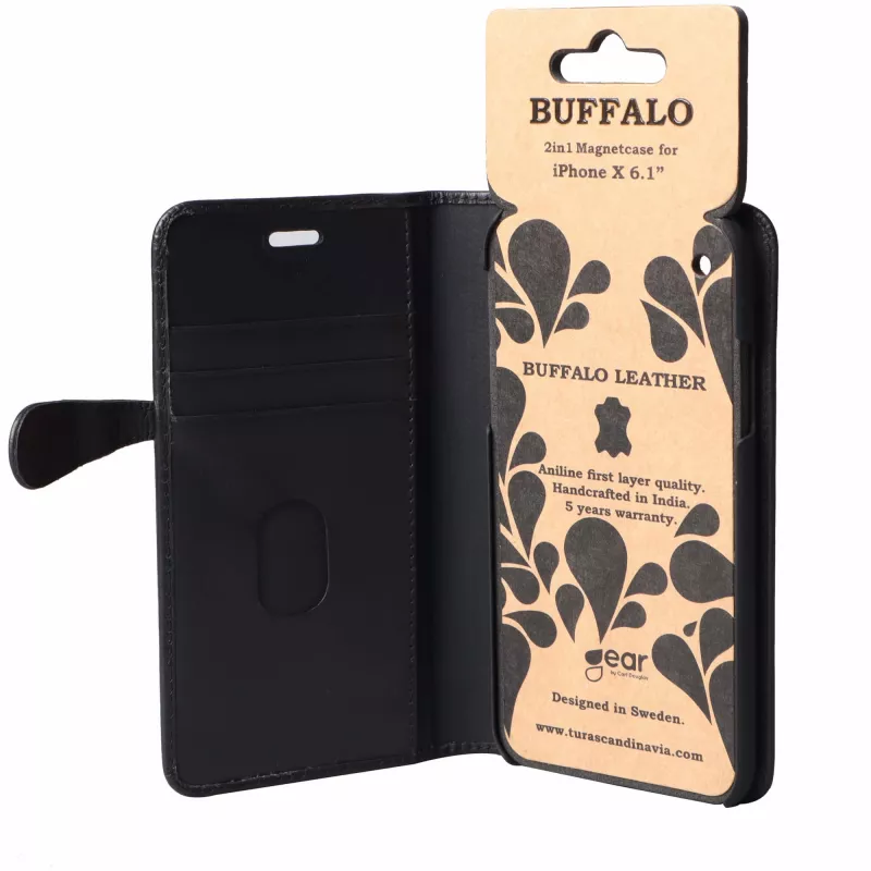 Buffalo 658561 capa para telemóvel folio preto