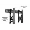 Suporte de parede para video wall Multibrackets M Public Push 40-70 inch preto
