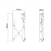 Suporte de parede para video wall Multibrackets M Public Push 40-70 inch preto