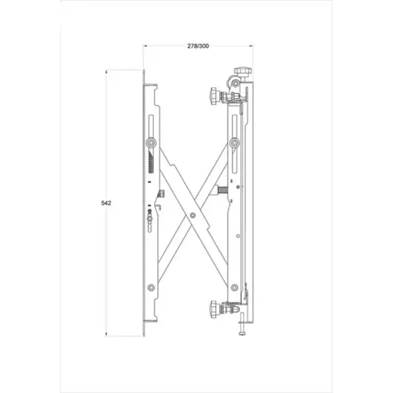 Suporte de parede para video wall Multibrackets M Public Push HD