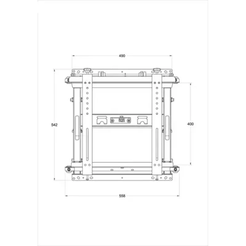 Suporte de parede para video wall Multibrackets M Public Push HD