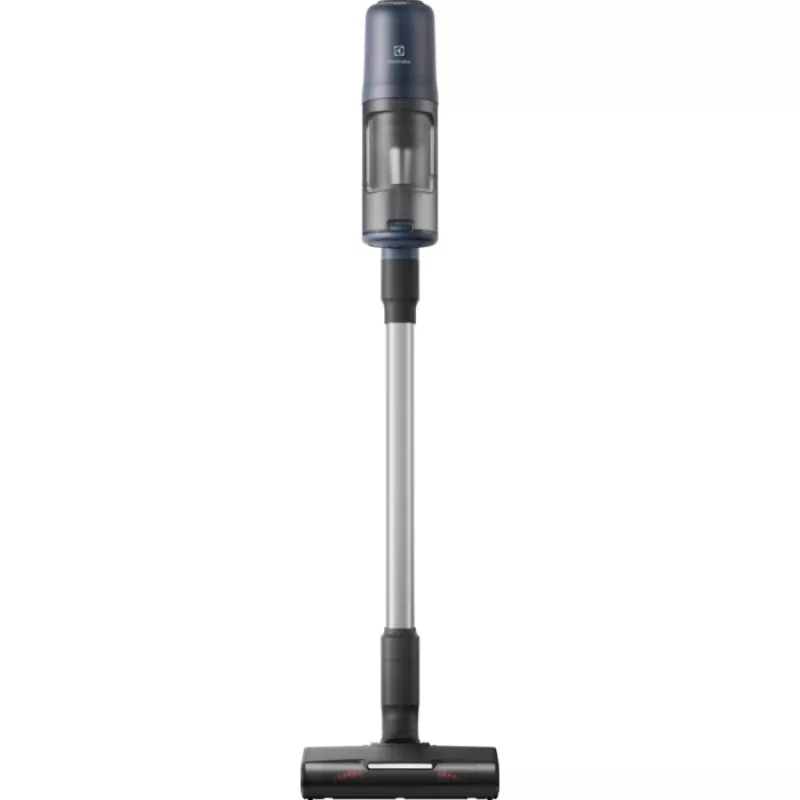 Aspirador vertical 2 em 1 Electrolux EP61H21WET, a bateria, limpeza a seco, sem saco, 0,6 l, 85 W, azul, 2,5 Ah