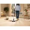 Aspirador vertical 2 em 1 Electrolux EP61H21WET, a bateria, limpeza a seco, sem saco, 0,6 l, 85 W, azul, 2,5 Ah