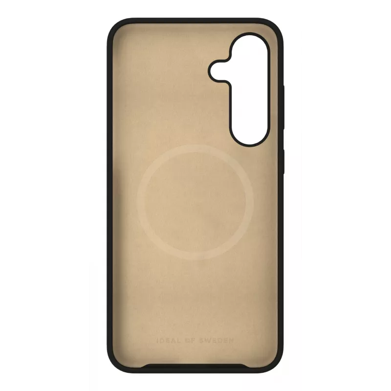 Capa de silicone iDeal of Sweden MagSafe Galaxy S24 / S25 preta