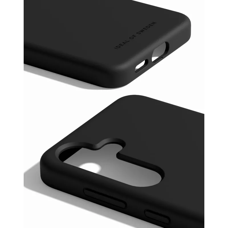 Capa de silicone iDeal of Sweden MagSafe Galaxy S24 / S25 preta