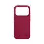 Capa de silicone iDeal of Sweden MagSafe iPhone 17 Pro Max cranberry