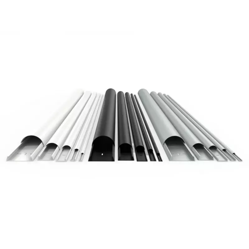 Cobertura para cabos Multibrackets M Universal preta 18 mm de largura 1600 mm de comprimento
