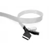 Rolo de manga de cabos MULTIBRACKETS M Universal, prateado, 40 mm de largura × 50 m de comprimento, poliéster, -15–65 °C
