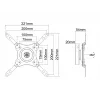 Suporte de parede VESA Multibrackets M 360 preto