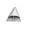 Cobertura para cabos Multibrackets M SS alumínio 75 mm L - 1600 mm C