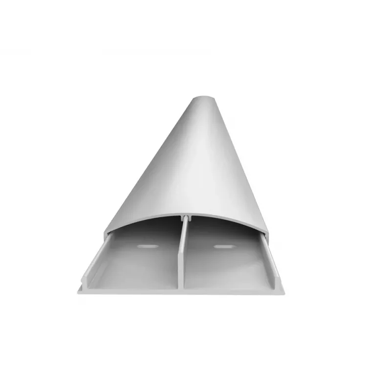 Cobertura para cabos Multibrackets M SS alumínio 75 mm L - 1600 mm C