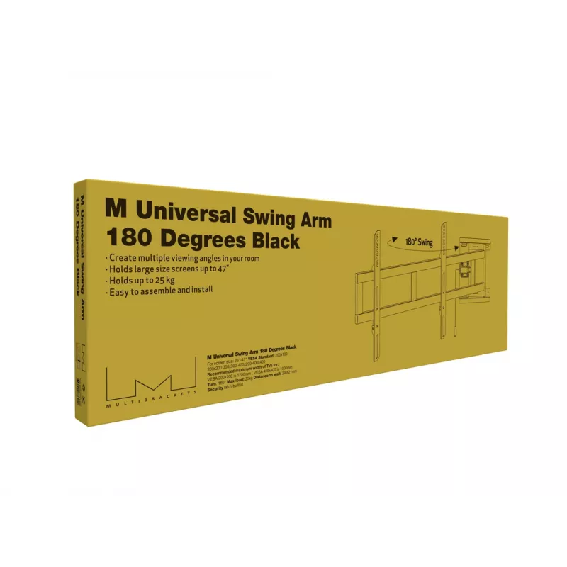 Suporte de braço articulado MULTIBRACKETS M Universal 180° – para ecrãs de 26