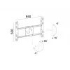 Suporte de chão para ecrã único MULTIBRACKETS M Public Display – preto, suporta até 60 kg, VESA 200x200–800x400