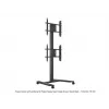 Suporte de chão para ecrã único MULTIBRACKETS M Public Display – preto, suporta até 60 kg, VESA 200x200–800x400