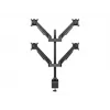 Braço com elevação a gás Multibrackets M VESA Gas Lift Arm Quad preto 40 kg 15-32