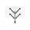 Braço com elevação a gás Multibrackets M VESA Gas Lift Arm Quad preto 40 kg 15-32