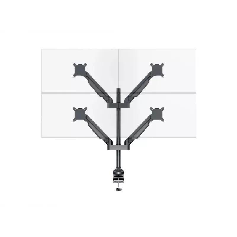 Braço com elevação a gás Multibrackets M VESA Gas Lift Arm Quad preto 40 kg 15-32