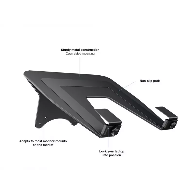 Suporte para portátil Multibrackets M Laptop Holder Gas Lift Arm preto