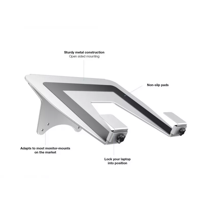 Suporte para portátil Multibrackets M braço a gás prateado
